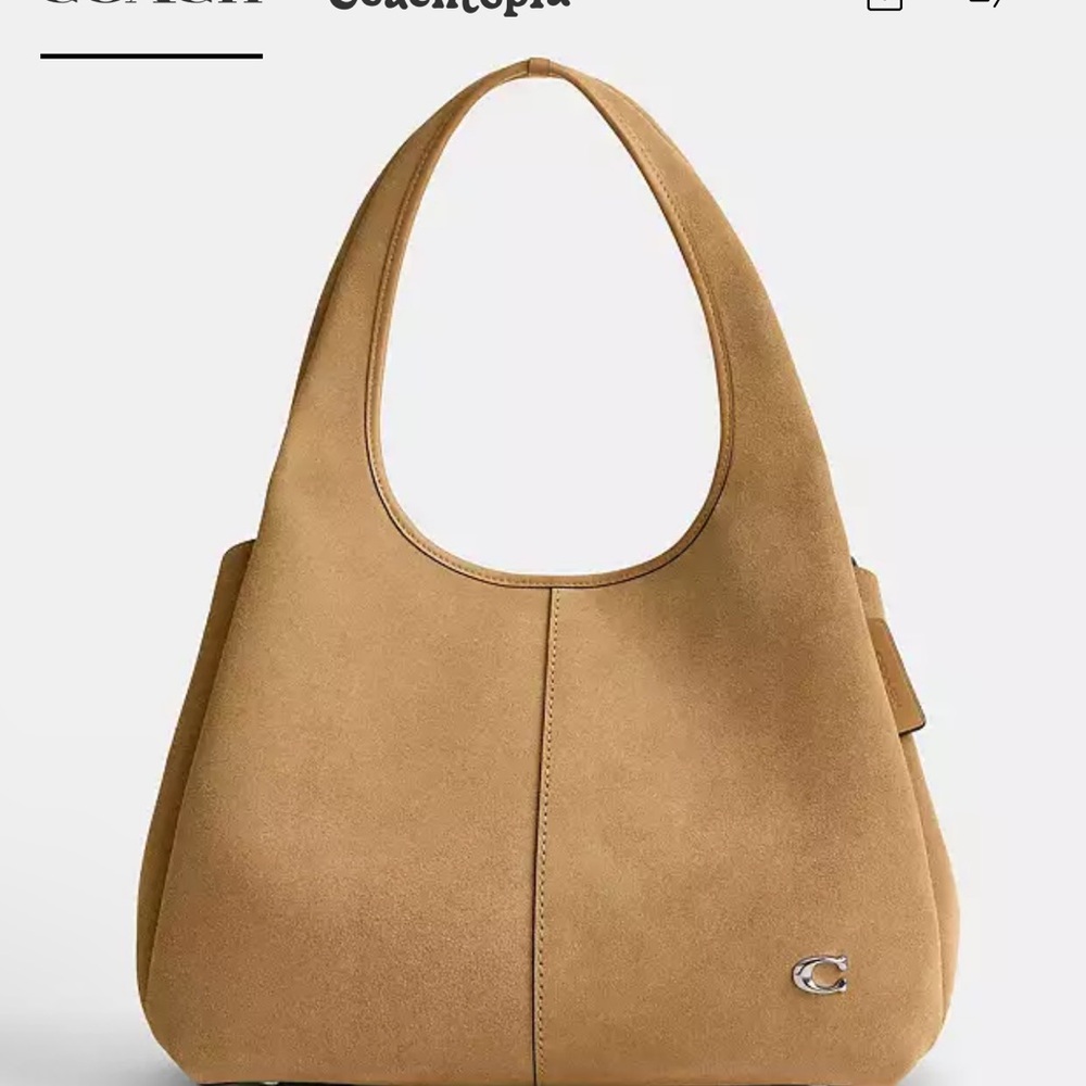 NEW Coach Suede Lana Shoulder Bag 23